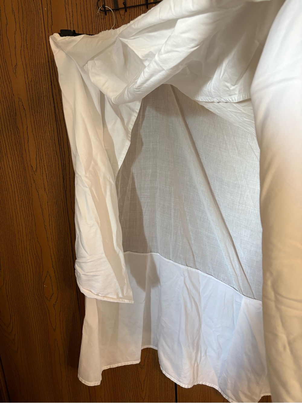 Queen 18 inch Drop White Pleated Bedskirt- 100% Cotton - Picture 3 of 6